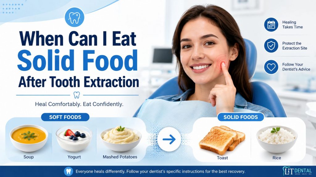 Eat Solid Food After Tooth Extraction