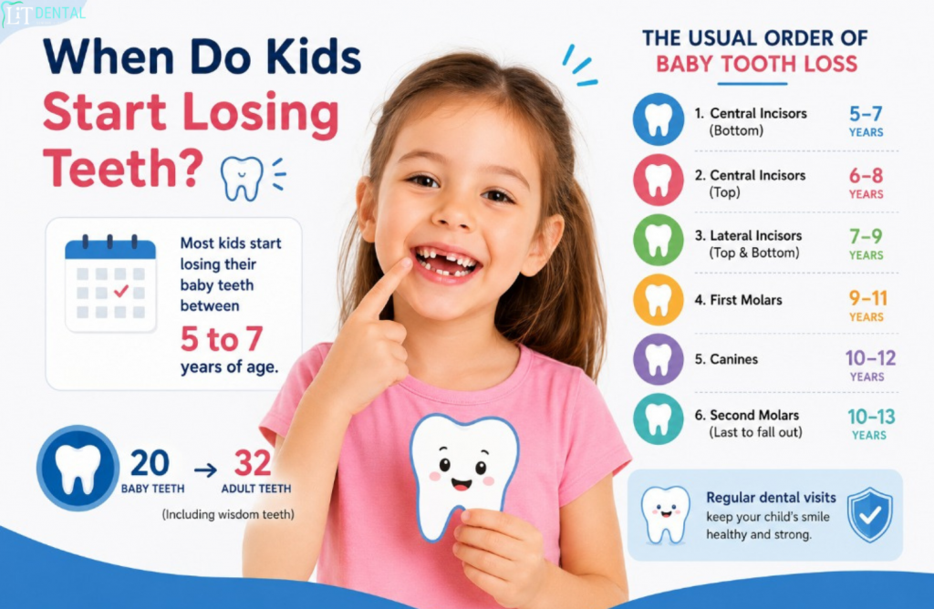 When do kids start losing teeth Everything you need to know`